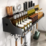 Wall-Mounted Kitchen Storage Rack - Image 4