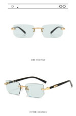 New Rimless Fashion Sunglasses . - Image 3