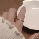 Small Fresh Star Earth Ring Women's