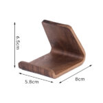 Walnut Wood Creative Mobile Phone Bracket for Desktop - Image 2