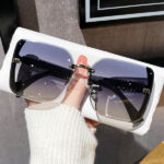 Cut-Edge Sunglasses Half-Frame - Image 3