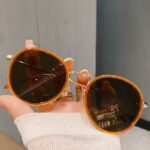 Round frame ins style sunglasses women's - Image 3